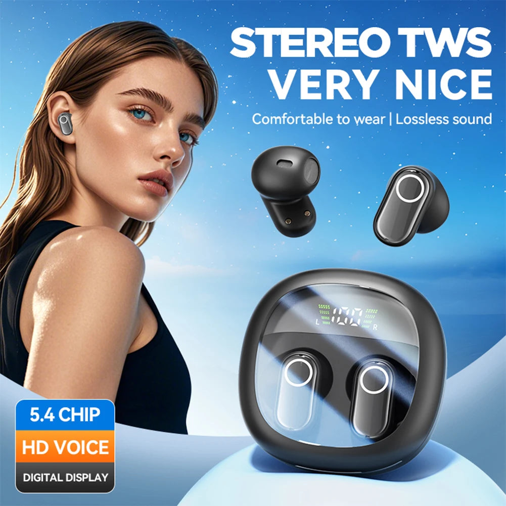 M86 AI Translation Headphones 144 Global Language Translations Real-Time Translator Travel Earbuds HD Quality for Professionals